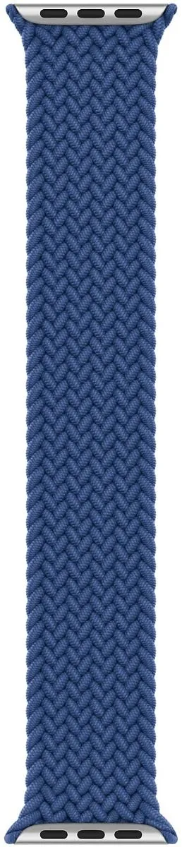 Apple 44mm Atlantic Blue Braided Solo Loop Size 10