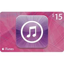 Apple iTunes Gift Card 15$