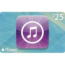 Apple iTunes Gift Card 25$
