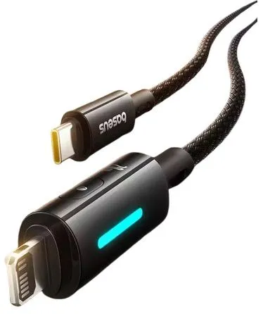 Baseus Lit Button USB C To Lightning PD 20W Fast Charging Cable