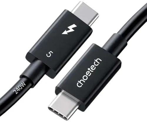 Choetech A3011 Thunderbolt 5 240W Type C To C High Speed Cable