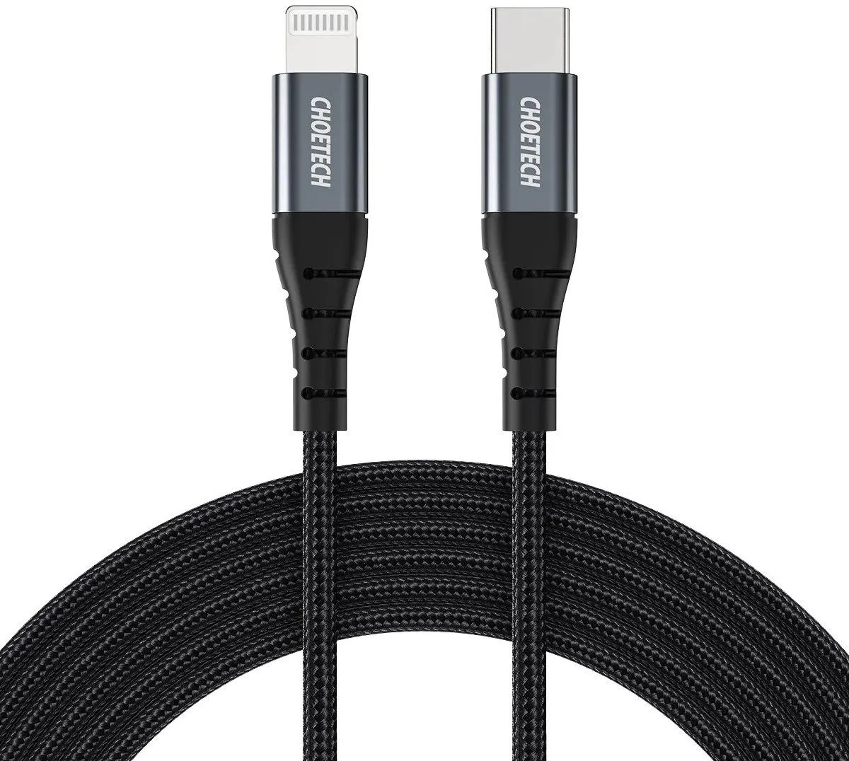 Choetech USB-C to Lightning Nylon Braided MFi Certified Cable 1.2m