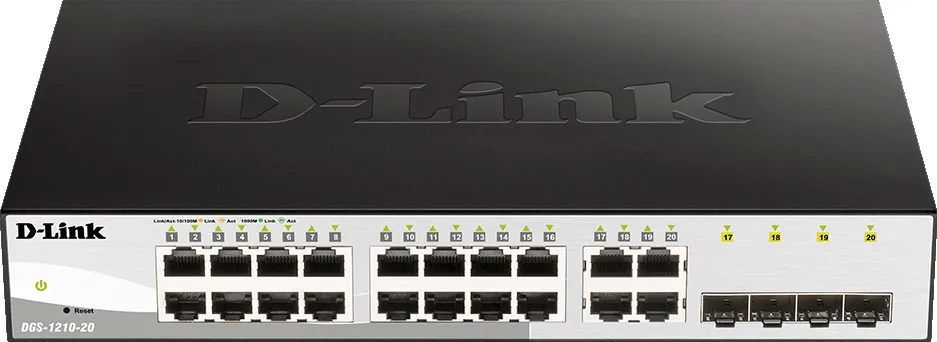 D-Link DGS-1210-20 20-Port Gigabit Smart Managed Switch