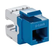 D-Link (NKJ-C6BLU1B21) Cat6 UTP 180〫Punch Down Keystone Jack – Blue Colour