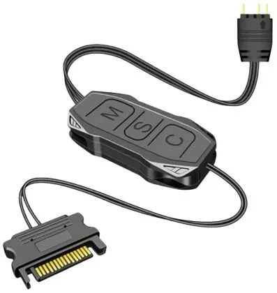 Ease ARGB Adapter SATA to 5V 3 Pin Converter RGB Controller Cable