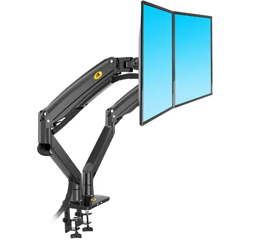 FLEXO F195A Heavy Duty Dual LED Gas Spring Arm Stand