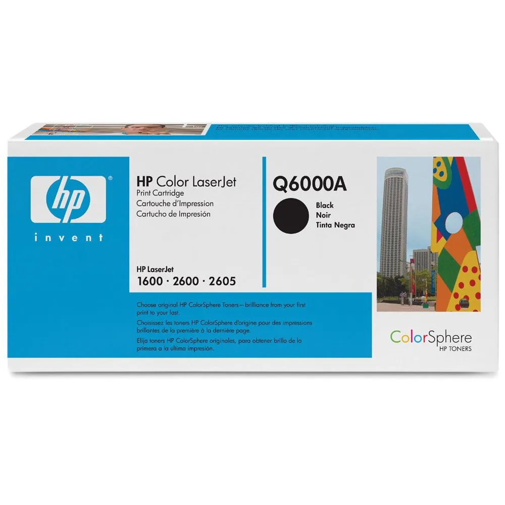 HP 124A Black Color LaserJet Q6000A