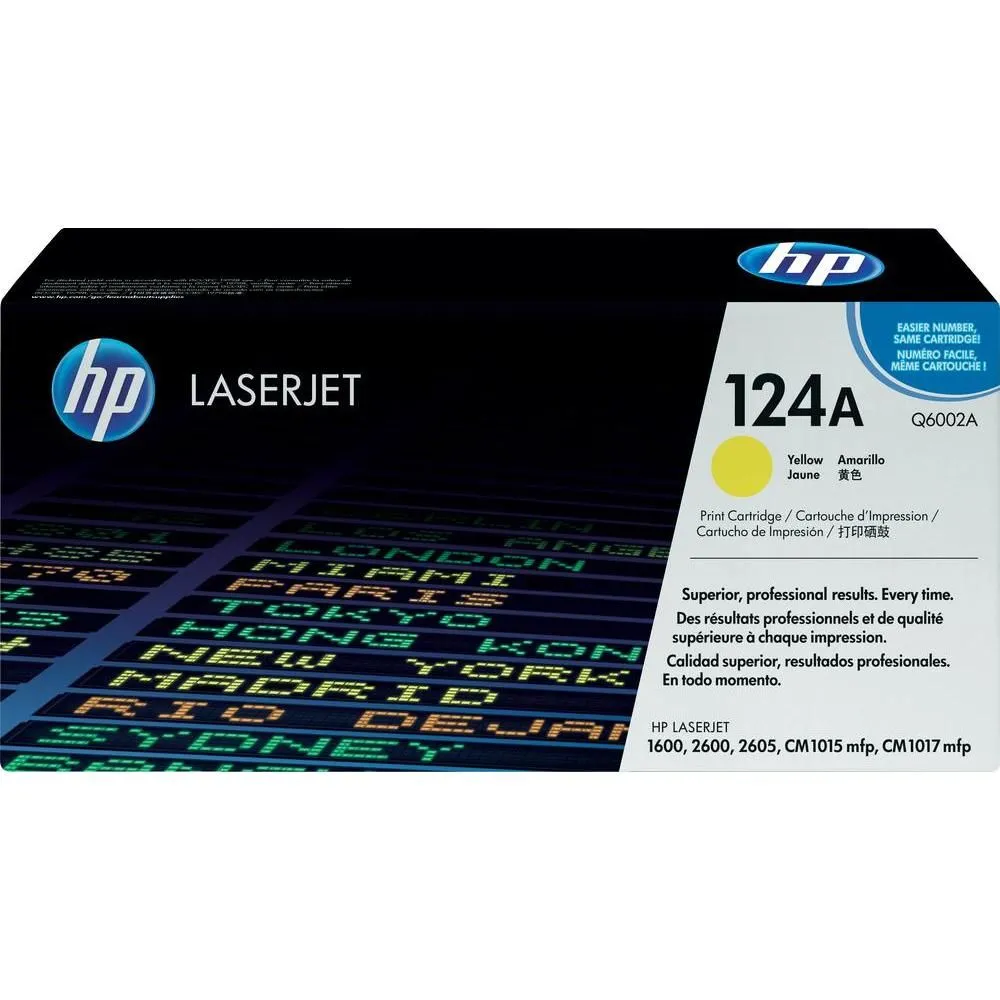 HP 124A Yellow Color LaserJet Q6002A