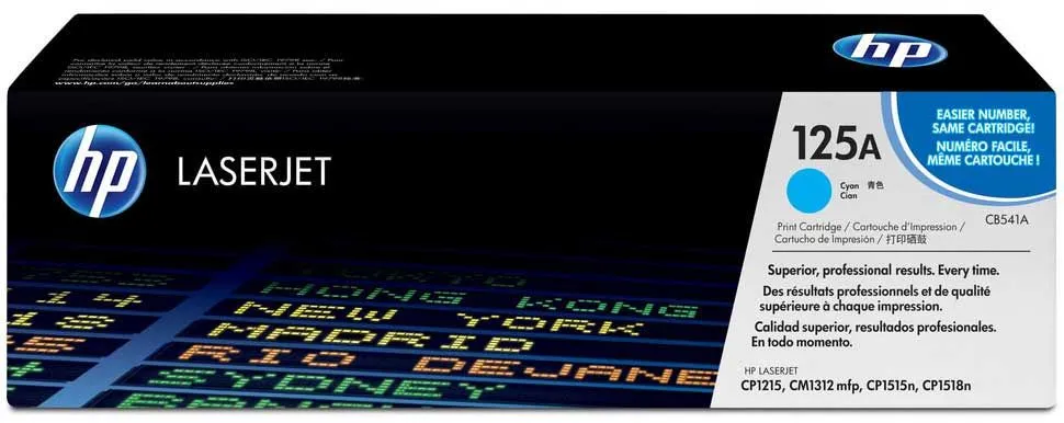 HP 125A Cyan Color LaserJet CB541A Toner
