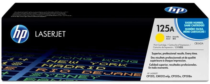 HP 125A Yellow Color LaserJet CB542A Toner