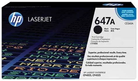 HP 647A Color LaserJet CE260A Toner