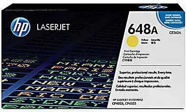 HP 648A Yellow Color LaserJet Toner CE262A