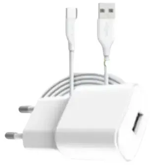 Infinix XC08 10W 2 pin Charger Kit With Cable