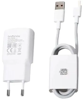 Infinix XC09 18W 2 Pin Charger Kit With USB A To Type C Cable