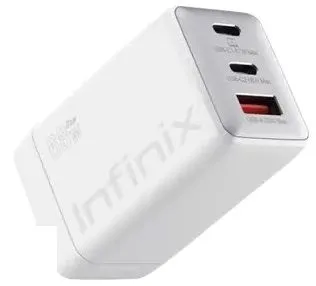 Infinix XDC95 68W GaN Charger With 100W Type C Braided Cable Kit