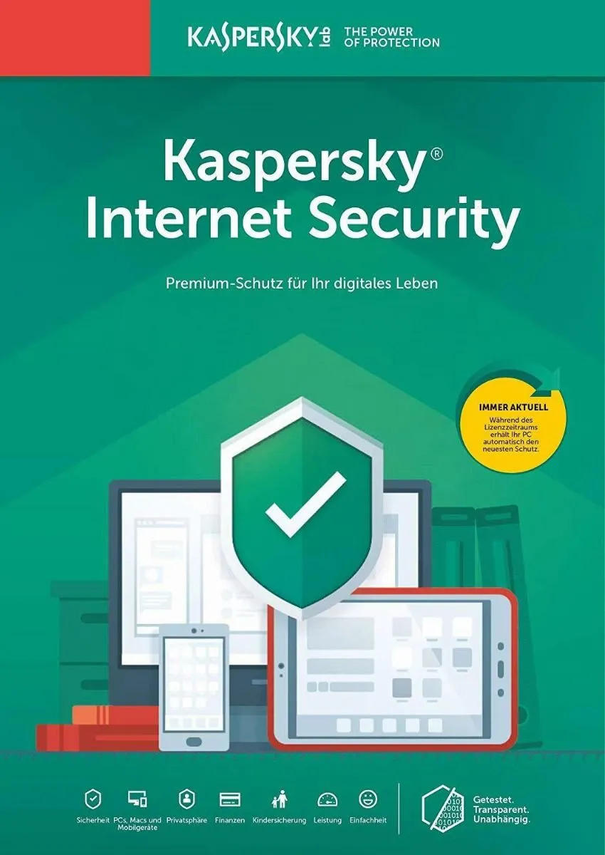 Kaspersky Internet Security 2 Users 1 Year