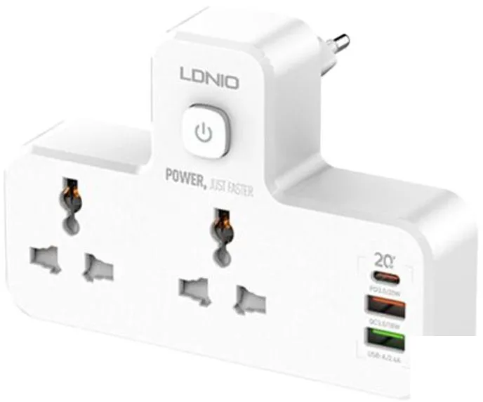Ldnio SC2311 20W 3-Port USB Charger Power Extension