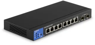 Linksys LGS310MPC-EU 8-Port Managed Gigabit PoE+ Switch with 2 1G SFP Uplinks 110W