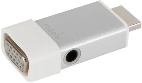 Moshi HDMI to VGA Adapter with Audio-Silver(99MO023207 )