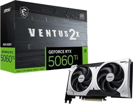 MSi GeForce RTX 5060 Ti 8G VENTUS 2X OC PLUS Graphics Card