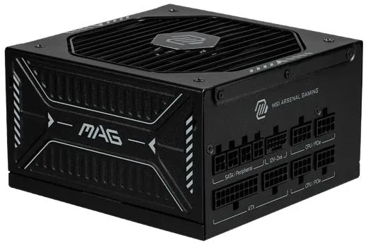 MSI MAG A1000GLS PCIE5 80 PLUS Gold Full Modular Power Supply
