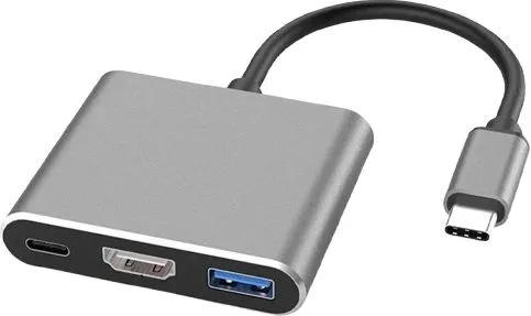 Onten 3-in-1 Type-c to HDMI+USB3.0+PD3.0 Adapter OTN-9175D