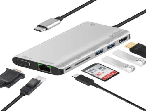 ONTEN 7 in 1 Type-C Multifunctional Docking Station OTN-9591B