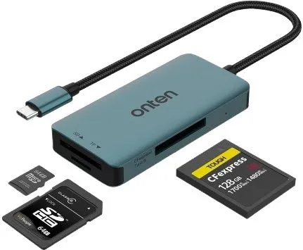 Onten C11 3 in 1 Type-C to CF & SD & TF Card Reader