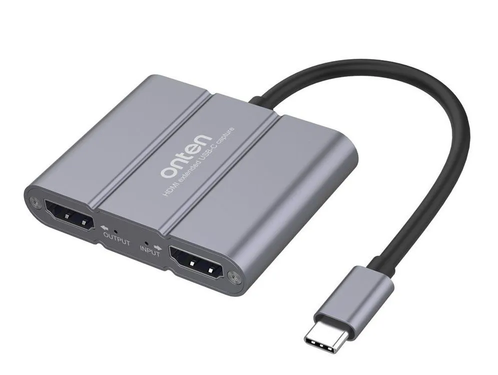 Onten UC316 Type C Audio/Video Capture with HDMI Video Adapter