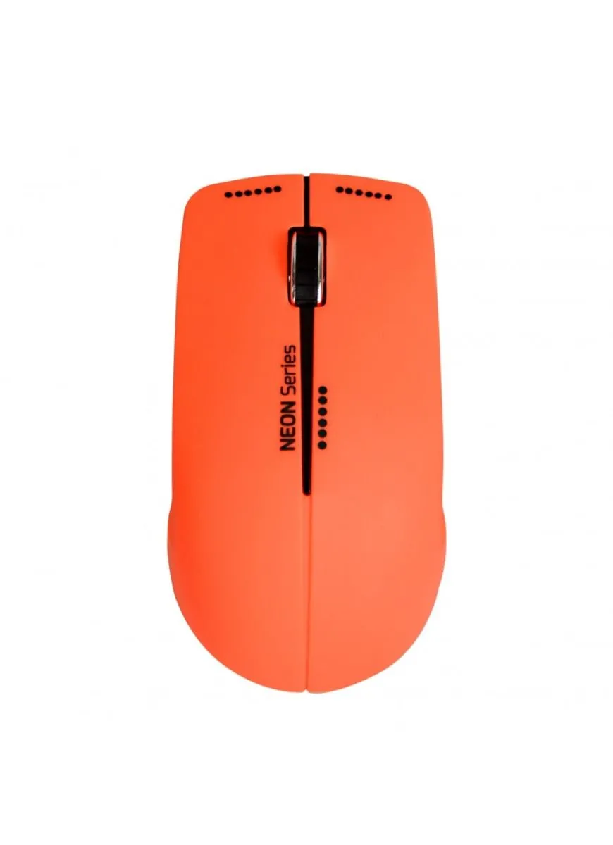 Port Design neon wireless mouse and mouse pad