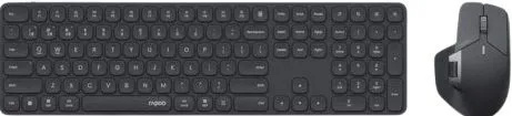 Rapoo 9560M Wireless Keyboard and Mouse Combo Dark Grey