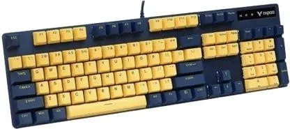 Rapoo V500TM Multi-mode Wireless Mechanical Keyboard – US_Yellow Blue