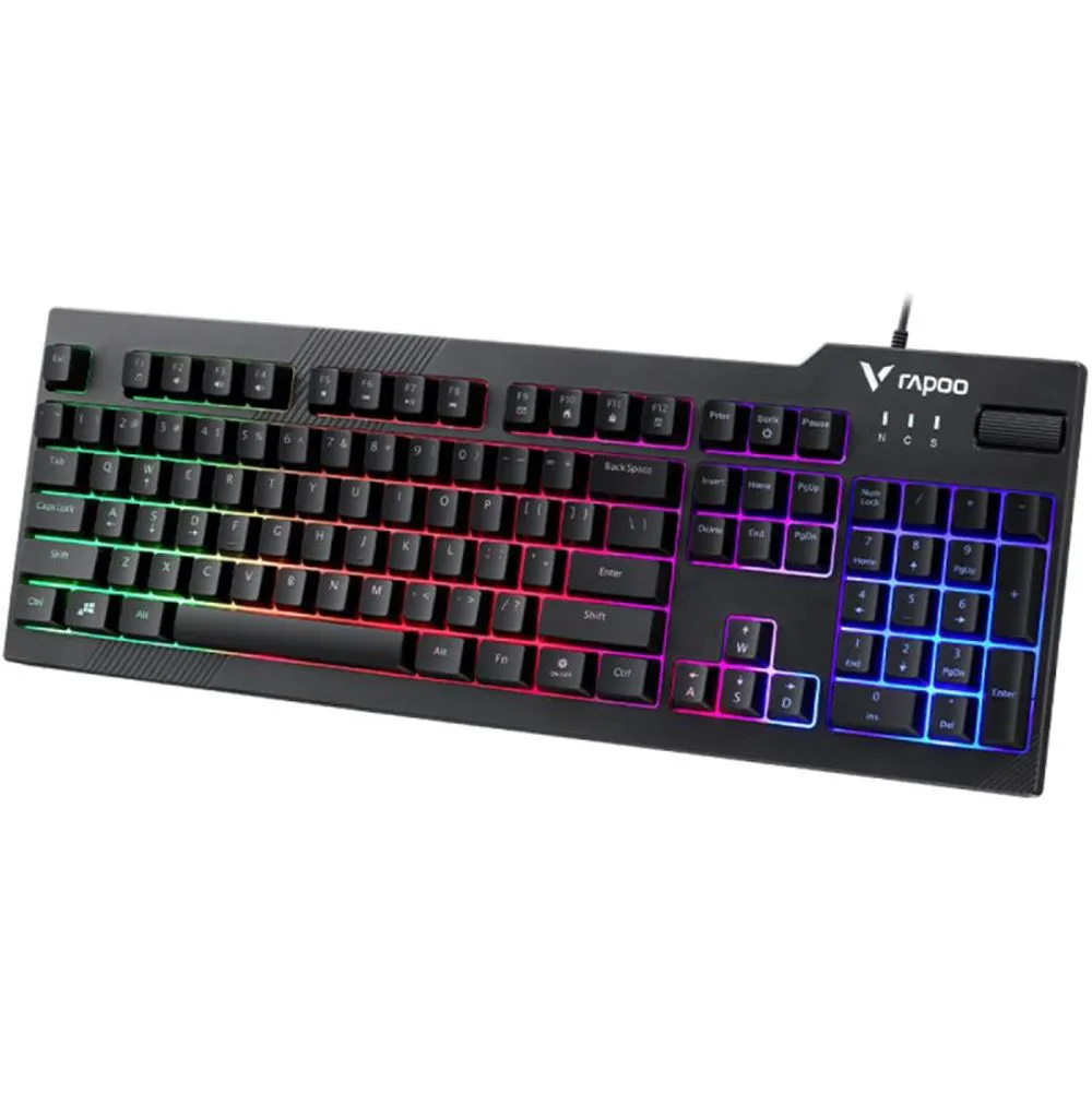 RAPOO V50S Mixed-Color Backlit Gaming Keyboard USB