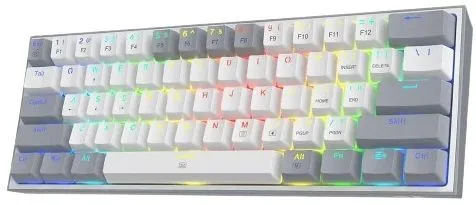Redragon K617 Fizz RGB New Gaming Keyboard Red Switch 61 Keys