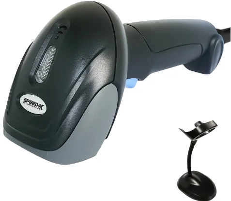 Speed-x 8600 2d Wire Cmos Handheld Barcode Scanner With Stand