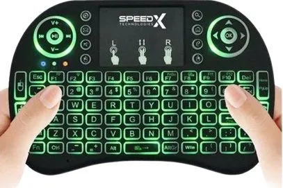 SPEED X RF 500 MINI TOUCH PAD WIRELESS WITH BACKLIGHT KEYBOARD MOUSE