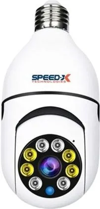 Speed-X SP-E27 Bulb camera 1080p Wifi 360 Degree Panoramic Night Vision Two-Way Audio Motion Detecti