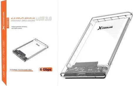 Speedx Hd-2025u3 Hdd Crystal Case 2.5 Inch 3.0