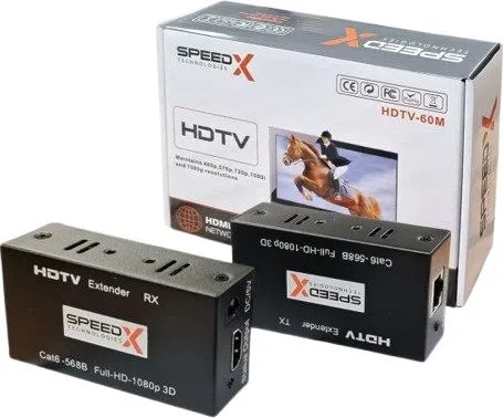 Speedx Hdmi Range Extender Single Lan 60m