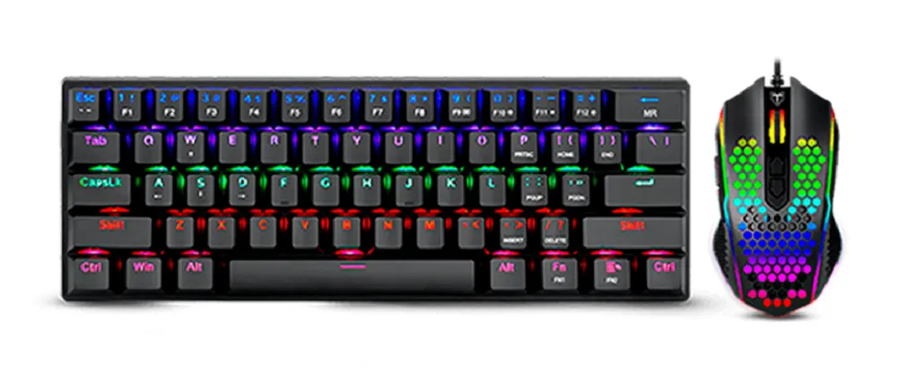 T-Dagger TGS008 Main Force - Black 60% mechanical keyboard and mouse combo