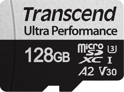 Transcend 128GB 340S UHS-I microSDXC Card with SD Adapter