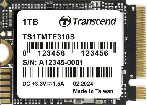 Transcend MTE310 1TB Gen4 M.2 NVMe 2230 SSD