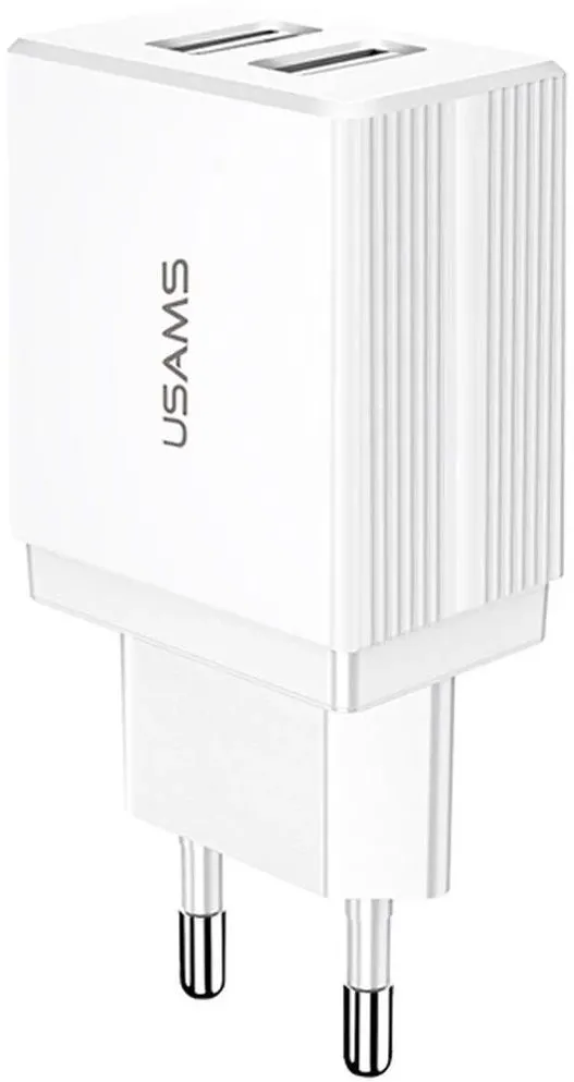 USAMS US-CC090 T24 2.1A Dual USB Travel Charger