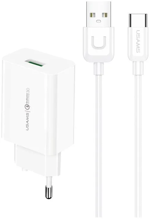 USAMS US-T48 18W Charger with T22 USB Type-c Cable