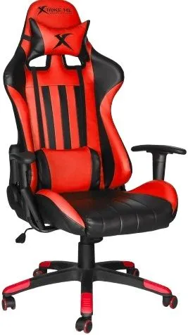 Xtrike Me Gc-905 Bk Ergonomic Adjustable Gaming Chair Caster Wheels Red