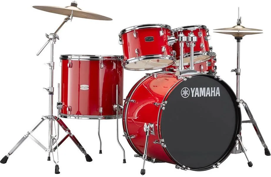 Yamaha Gigmaker Drum Set GM2f53a + RDP2F5 + 5002 Symbol -Hot Red